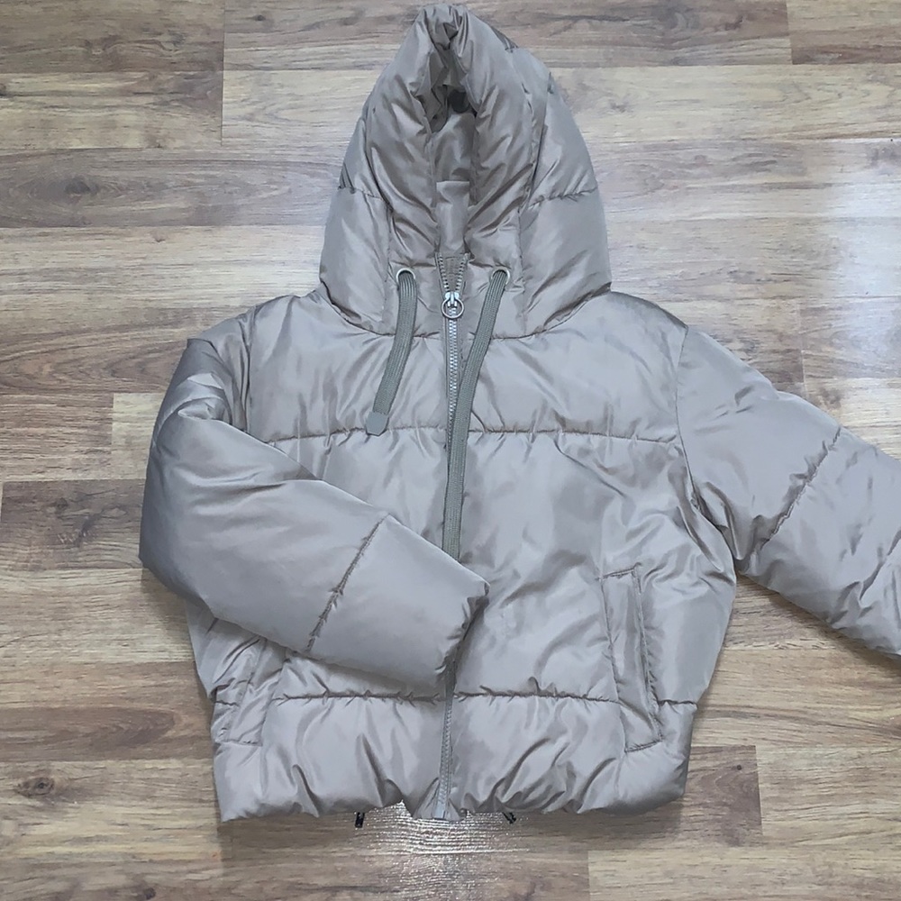 Zara Hooded Bomber Jacket